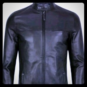 Ted Baker Leather Motorcycle Jacket